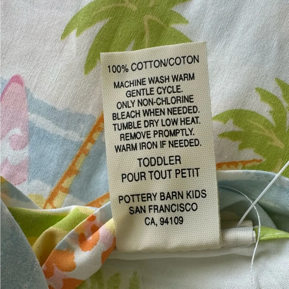 Pottery Barn Kids toddler duvet cover